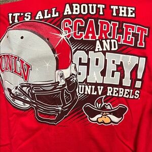 UNLV Rebels Red Graphic Long Sleeve Shirt